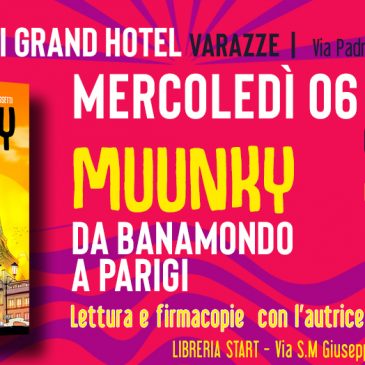 Mercoledì 6 luglio ore 21,00 – Muunky a Parigi: Incontro con Elisabetta Friggi