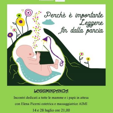 LEGGIMINPANCIA: Giovedì 14 e 28 luglio alle 21,00